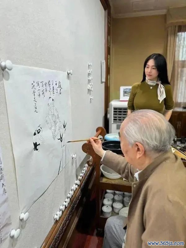 范曾与第四任妻子